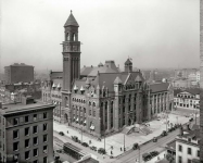 Detroit Michigan circa  Detroit Post Office Behold the sooty Motor City